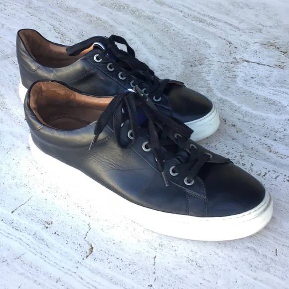 Vince Camuto Other - Vince Camuto Black Leather Sneakers - Size 8